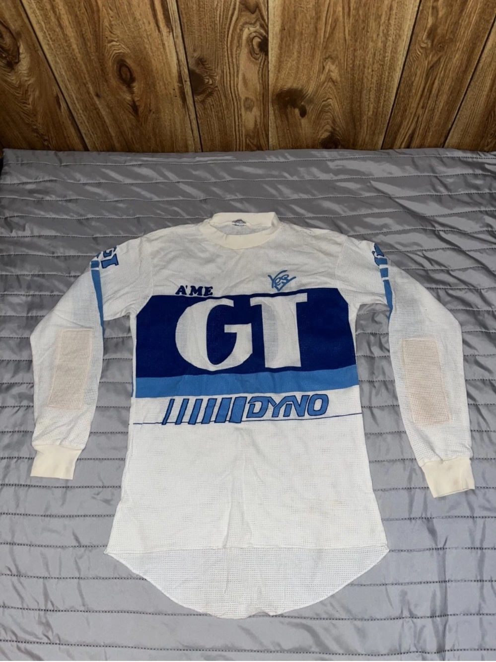 Vintage BMX GT Dyno YES AME Old 1980s Shirt AOP Front Back Print Jersey LARGE
